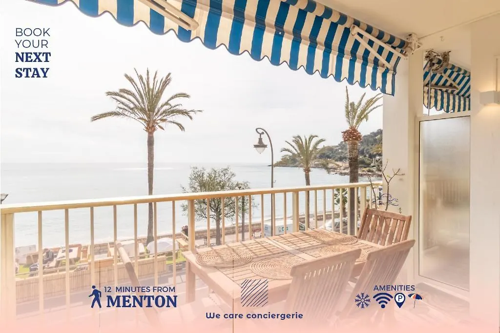 Stunning Beachfront Apartment With Parking Roquebrune-Cap-Martin